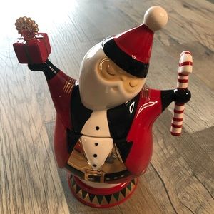 Neiman Marcus Santa Cookie Jar Canister